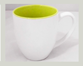 Tasse mug extra BIG mit werbeaufdruck grün grüner