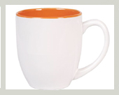 Tasse mug extra BIG mit werbeaufdruck orange