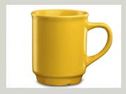 gluehweinbecher-gluehweintasse-stapelbar-keramik-gelb-gelber-bedrucken-lassen