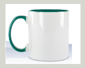 Fotodruckbecher dunkelgr&uuml;n